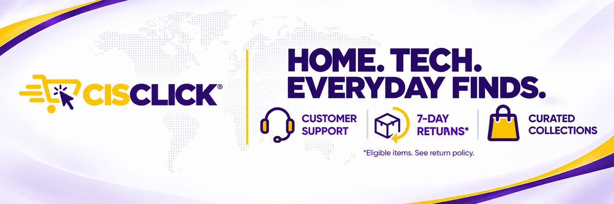 CISCLICK — Home, tech, everyday finds. Customer support, 7-day returns for eligible items, curated collections.